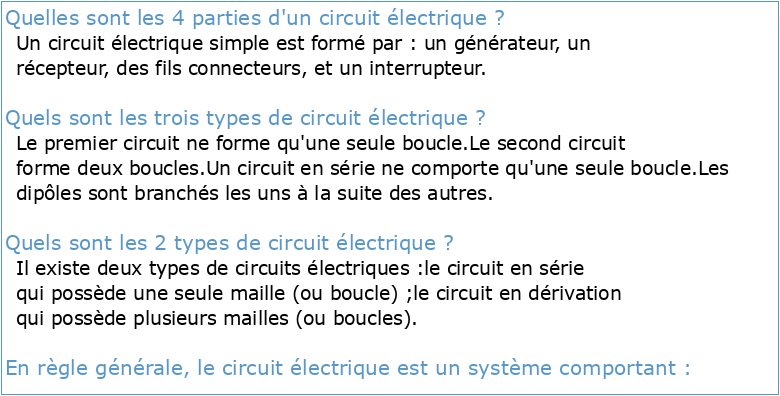 Chapitre 1 Analyse de circuits électriques et électroniques