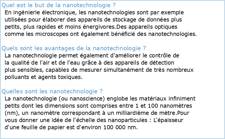Éléments d'introduction : les enjeux des nanosciences et des