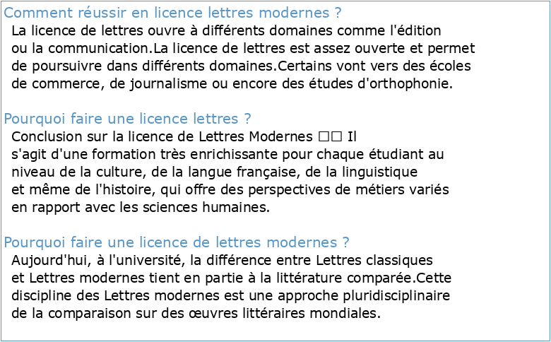 Evaluation de la licence Lettres (Université Paris-Sorbonne)