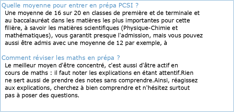 Visa pour la prépa Maths/Physique/Chimie Tout-en-fiches