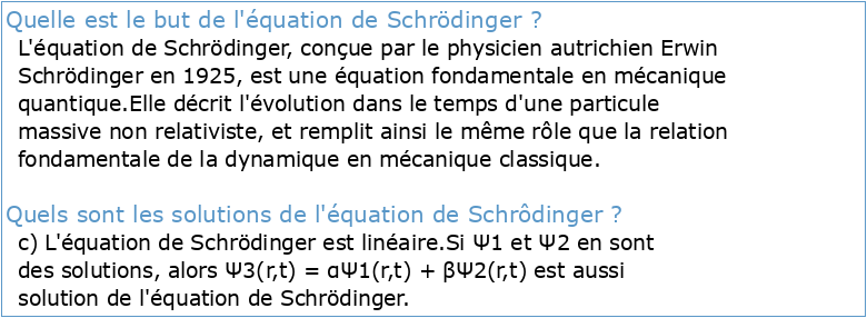 Dynamique d'une équation de Schrödinger non linéaire