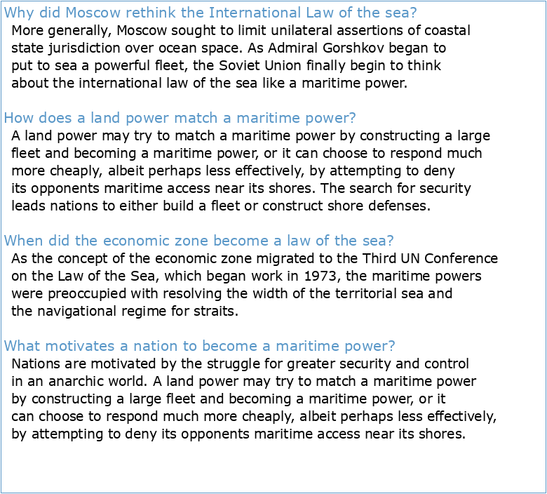Maritime Power and the Law of the Sea: Expeditionary Operations in