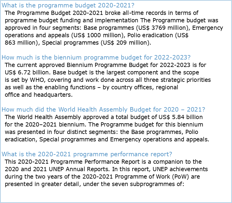 Programme 2020-2021