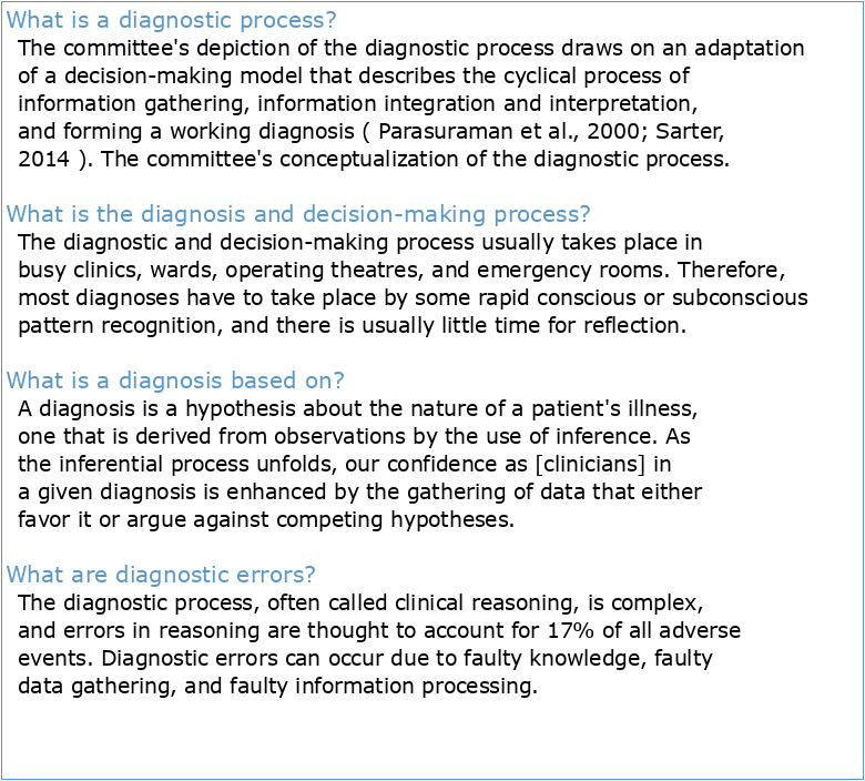 chapter 1 THE DIAGNOSTIC PROCESS