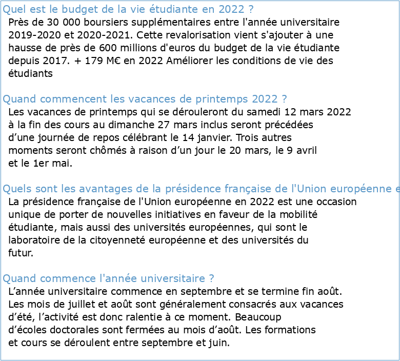 ANNÉE UNIVERSITAIRE 2021-2022