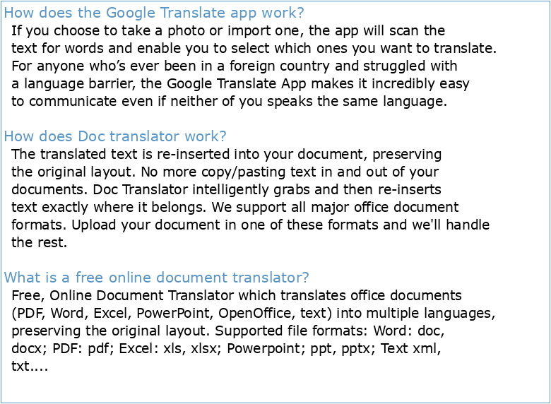 PDF Document Translator – Applications sur Google Play