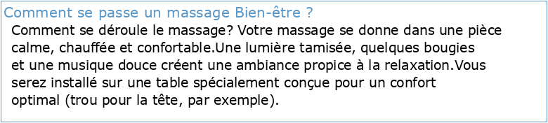 EPRAXIE / Catalogue Massage Bien-être p1