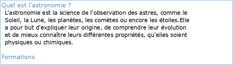 L'Astronomie pour l'éducation dans l'espace francophone