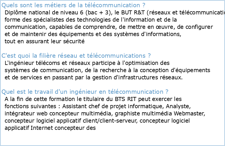 Electronique & Télécommunications E&T