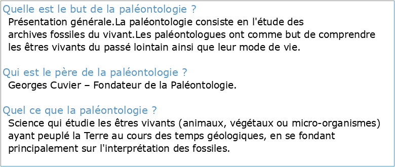 Paléontologie humaine