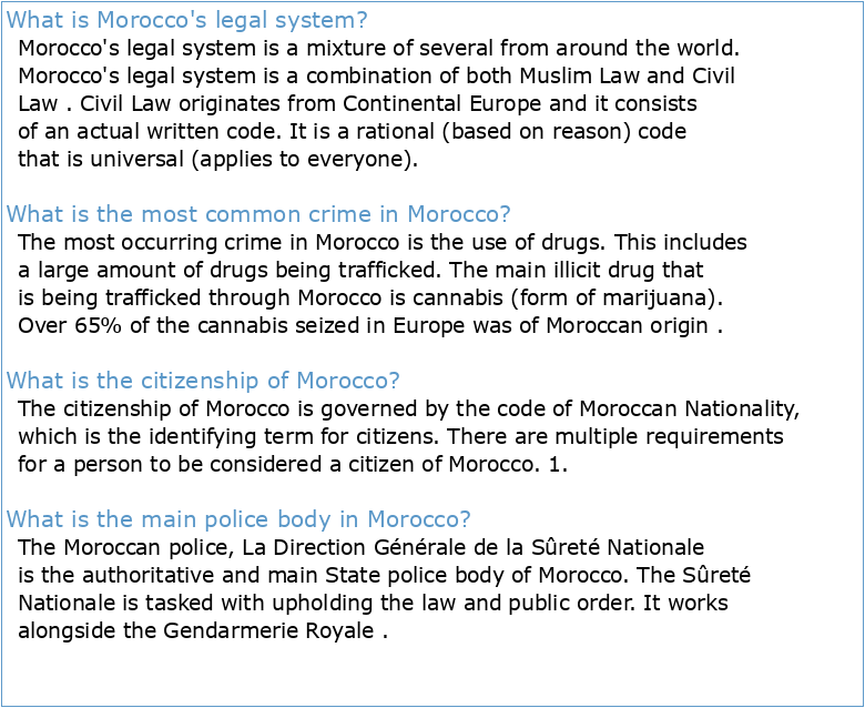 Criminal Code of Morocco