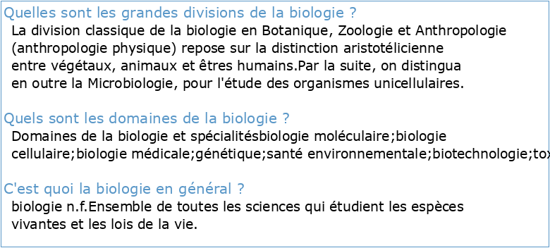 biologie 521
