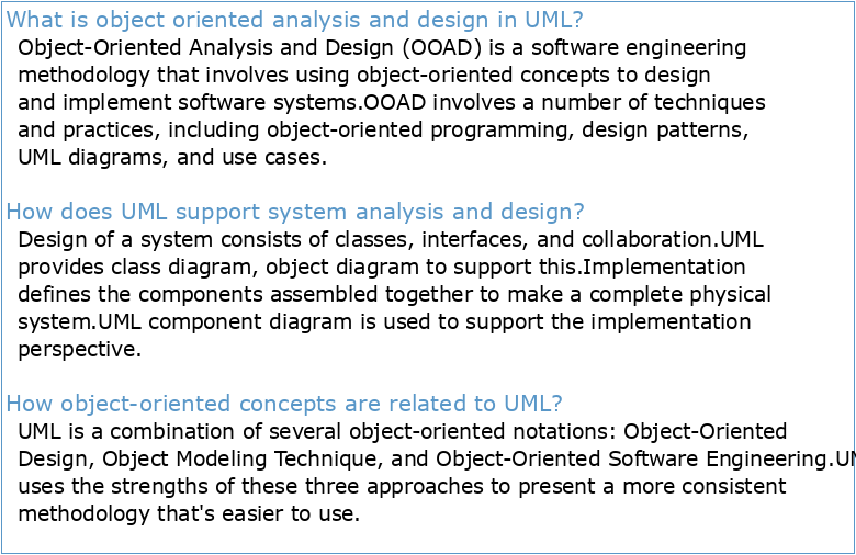 System Analysis and Design An Object-Oriented Approach with UML