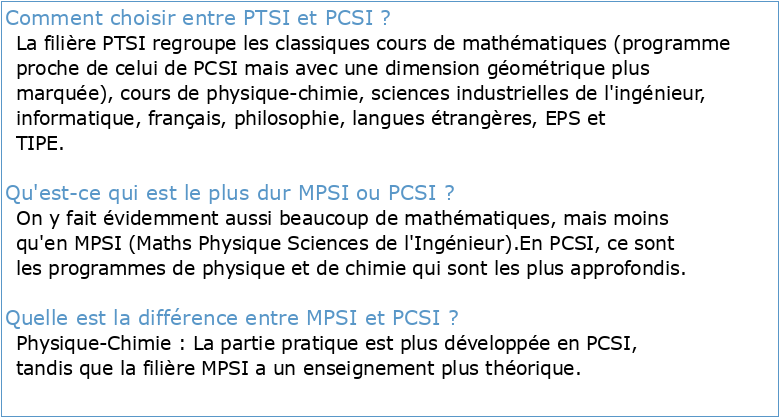 Physique MPSI-PCSI-PTSI