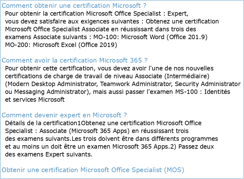 Collection Atrium Collection Certification Microsoft Office