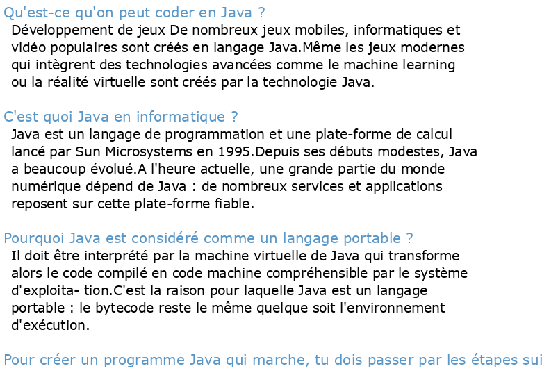 Java : notions fondamentales pour le multimédia Programmer le