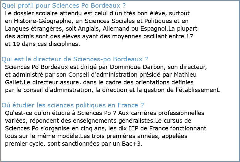 Politique comparée  Sciences Po Bordeaux