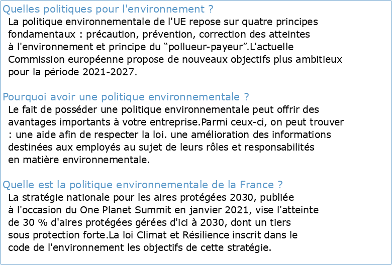 Politique environnementale 2022  Ville de Chambly