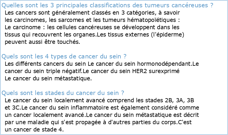 Classification des tumeurs mammaires basée Deep learning