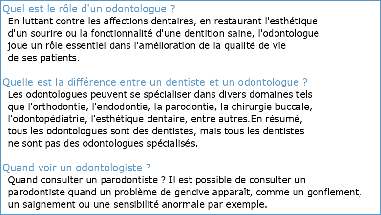 Odontologie