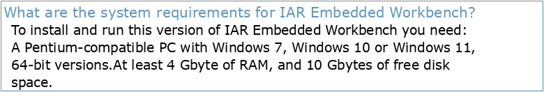 IAR device description file format
