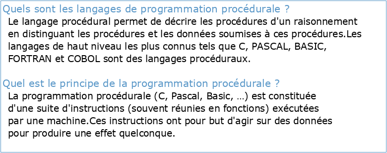 Programmation Procédurale en Langage C – TD4 Pointeurs