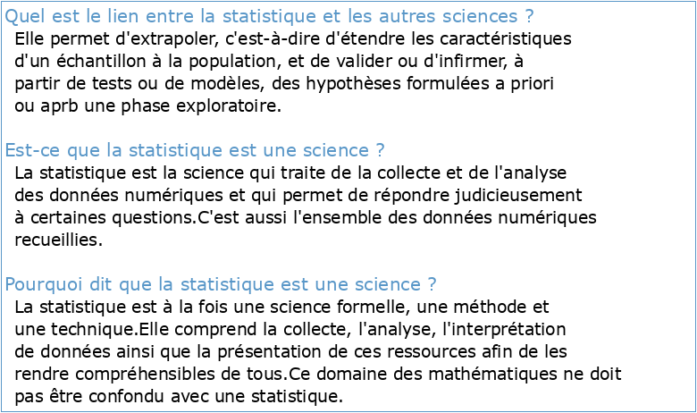 Statistiques et probabilités pour les sciences