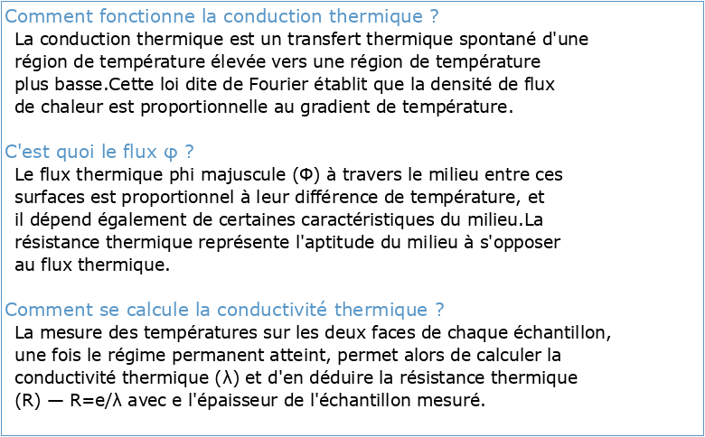 Chapitre 5 :Conduction thermique