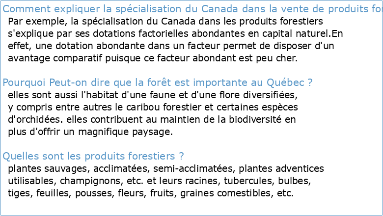 L’emploi dans l’industrie québécoise des produits forestiers