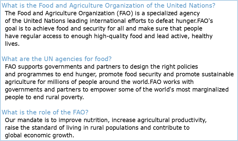Home  Food and Agriculture Organization of the United Nations