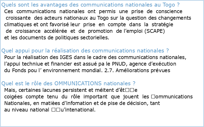 TROISIEME COMMUNICATION NATIONALE DE L'ALGERIE