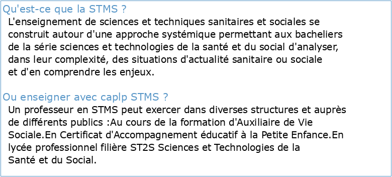 Cours STMS
