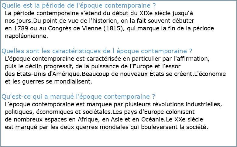 VII L'époque contemporaine (1960-2003)