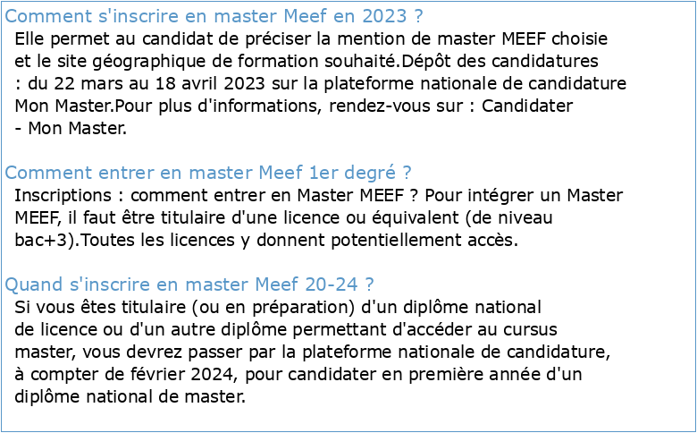 Master MEEF 1er degré 23-24 P1