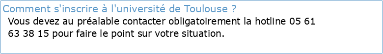 Procédure des INSCRIPTIONS ADMINISTRATIVES à Toulouse INP