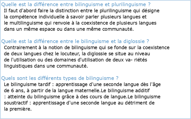 Bilingue et bilinguisme dans le discours épilinguistique des