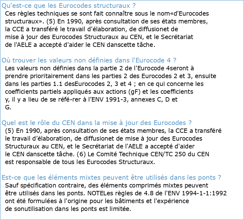 XP ENV 1994-2 Eurocode 4 — Calcul des structures mixtes acier
