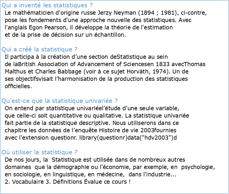 Deux siècles de statistique à l’Université de Liège