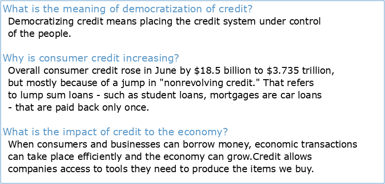 The Democratization of Credit and the Rise in Consumer Bankruptcies