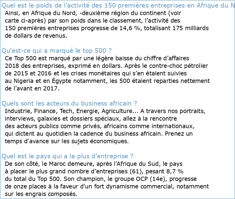 Top500-Jeune Afrique-12102019-liste des entreprises