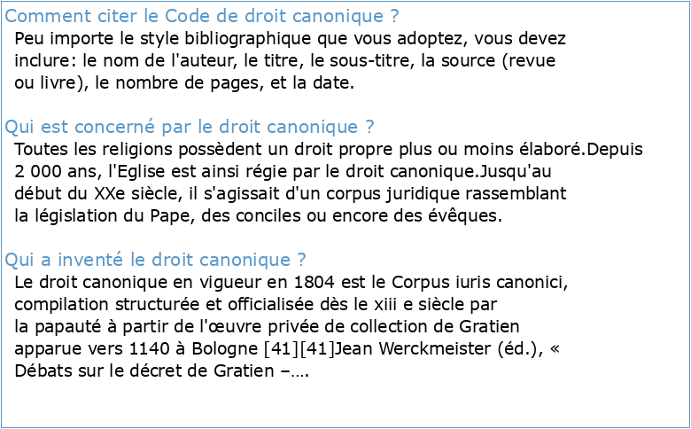 Codex Iuris Canonicis Code de Droit Canonique CIC/1983  AJCQ