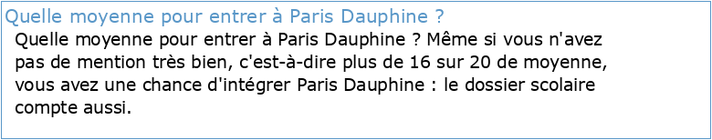 Université Paris Dauphine IUP Génie Mathématique et