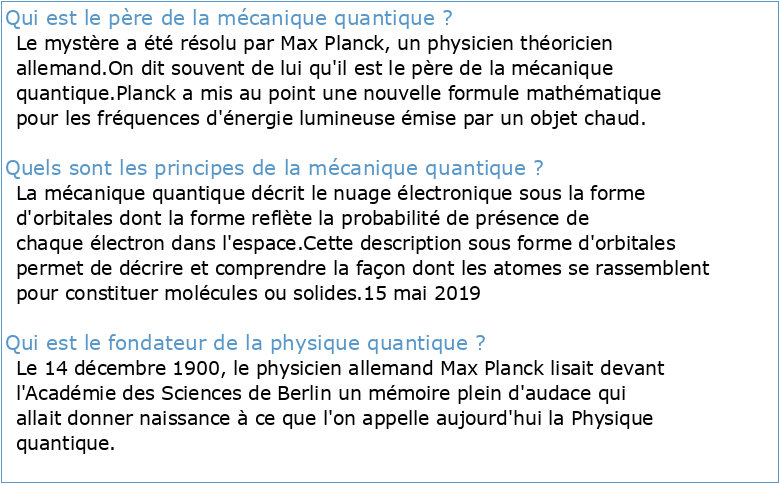 PHY 731 : Mécanique quantique
