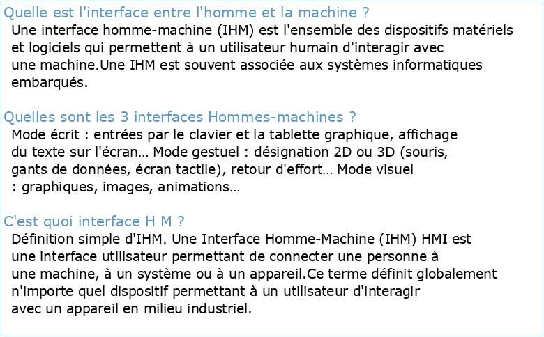 Interface homme-machine linfo1311