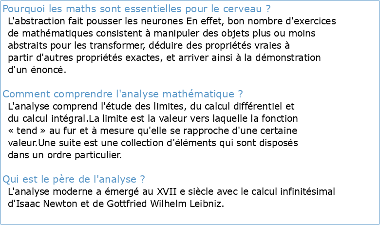 Les maths en tête : Analyse by Xiavier Gourdon