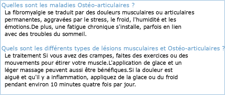 SYSTEME OSTEOARTICULAIRE ET MUSCULAIRE DU CORPS
