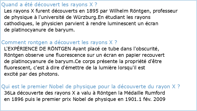 1995 : centenaire de la découverte des rayons X «Sur un nouveau
