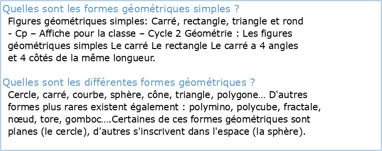 Chapitre I : Geometrie classique