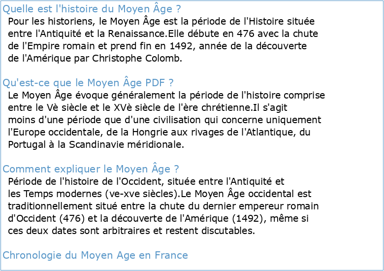 Automne 2020 HIS2210 Introduction à l'histoire du Moyen Âge