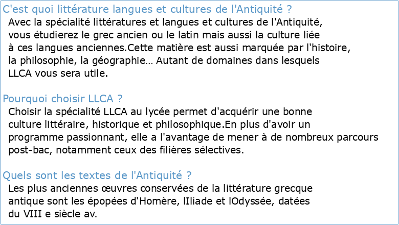 Littérature langues et cultures de lAntiquité  SNES